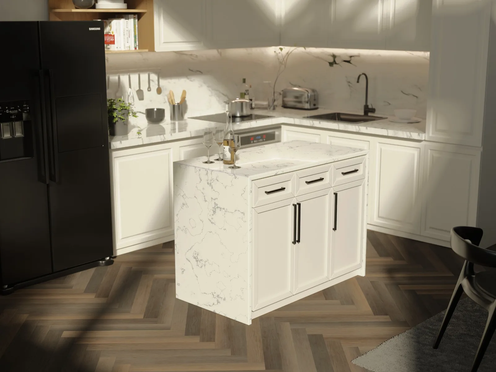 ISL & TLC Waterfall Countertops, image 2